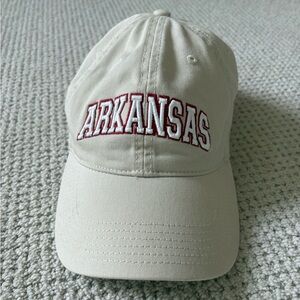 Legacy Cream Arkansas Baseball Cap